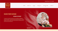 Desktop Screenshot of goldentouchmassagehouston.com